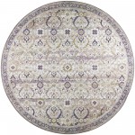 Jericho JC1 Oyster 4' x 4' Round Rug