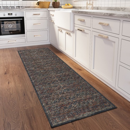 Jericho JC10 Midnight 2'6" x 8' Runner Rug