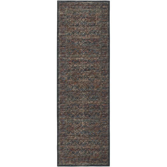 Jericho JC10 Midnight 2'6" x 10' Runner Rug