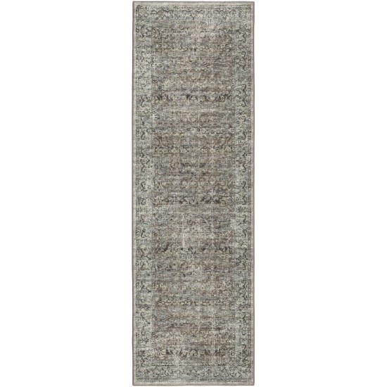 Jericho JC10 Mushroom 2'6" x 8' Runner Rug