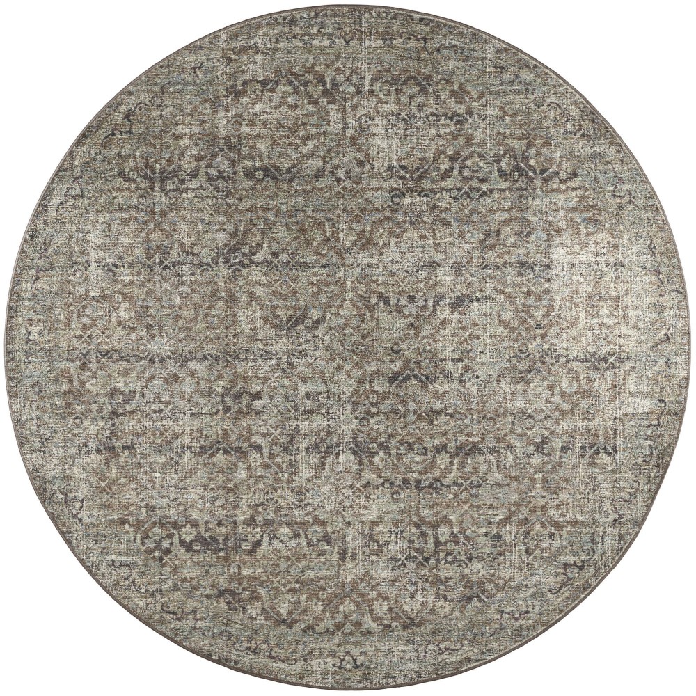 Jericho JC10 Mushroom 8' x 8' Round Rug Jericho JC10 Mushroom 8' x 8' Round Rug