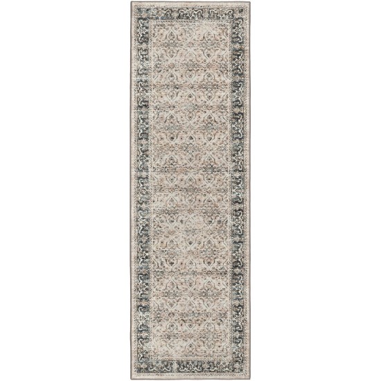 Jericho JC10 Taupe 2'6" x 8' Runner Rug