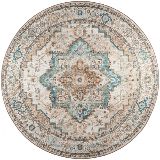 Jericho JC2 Biscotti 8' x 8' Round Rug