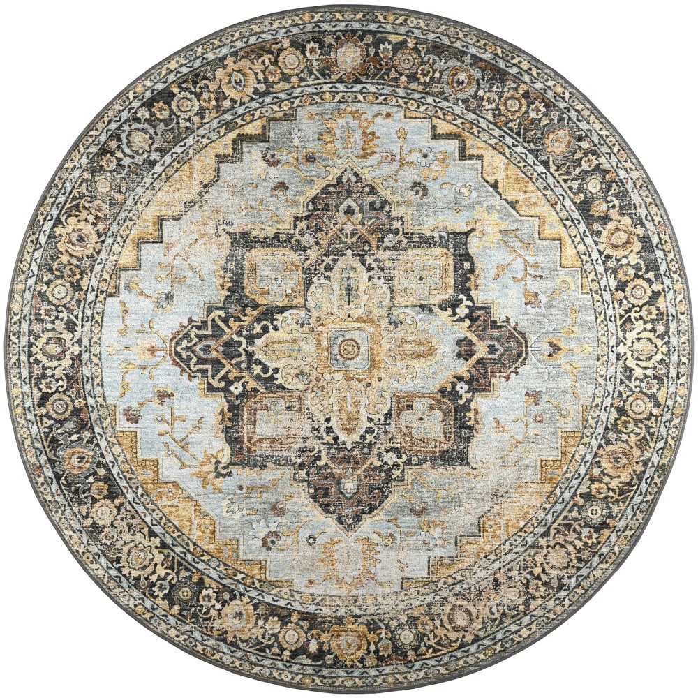 Jericho JC2 Pewter 10' x 10' Round Rug