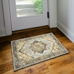 Jericho JC2 Pewter 2' x 3' Rug