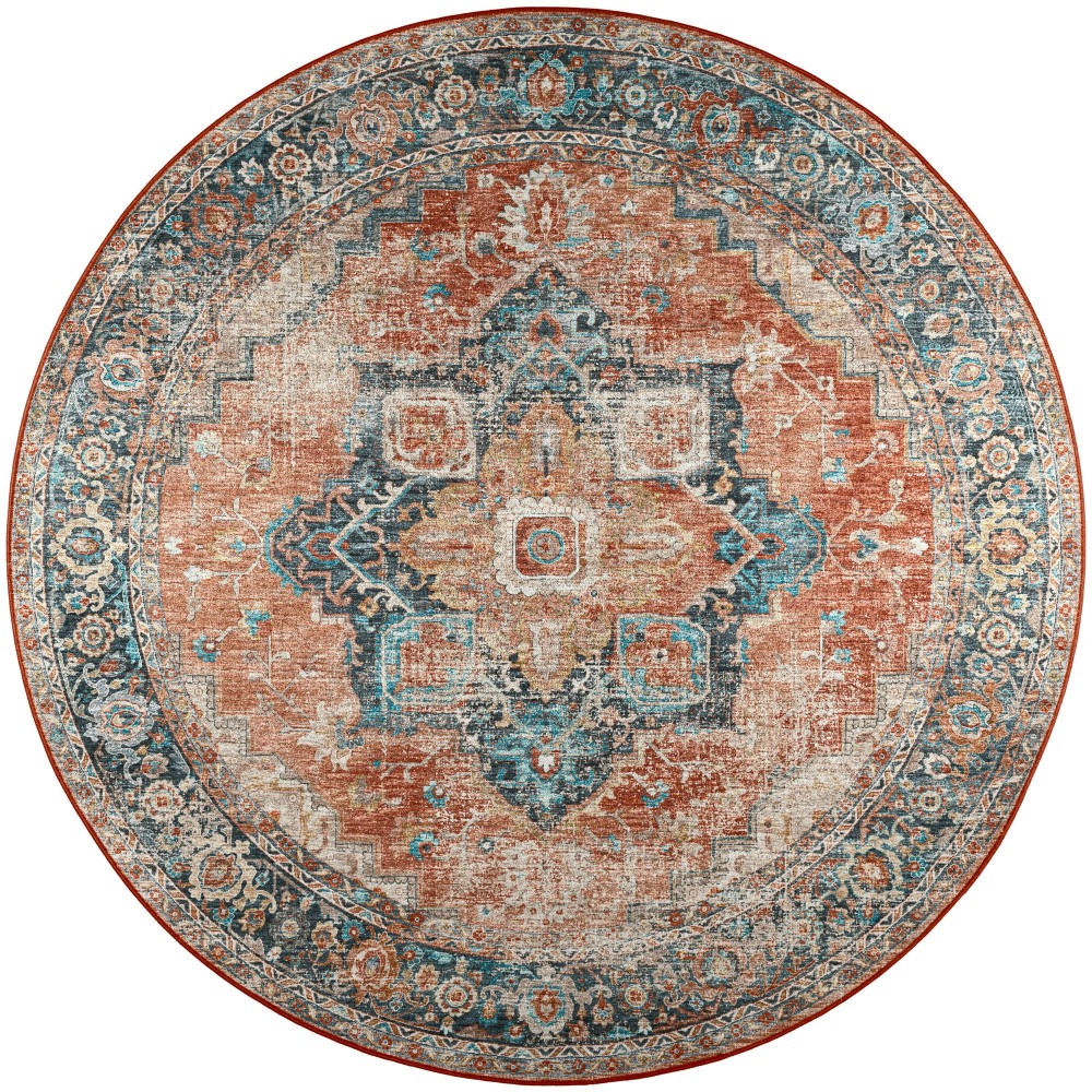 Jericho JC2 Spice 4' x 4' Round Rug