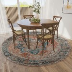 Jericho JC2 Spice 6' x 6' Round Rug