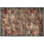 Jericho JC3 Charcoal 2' x 3' Rug