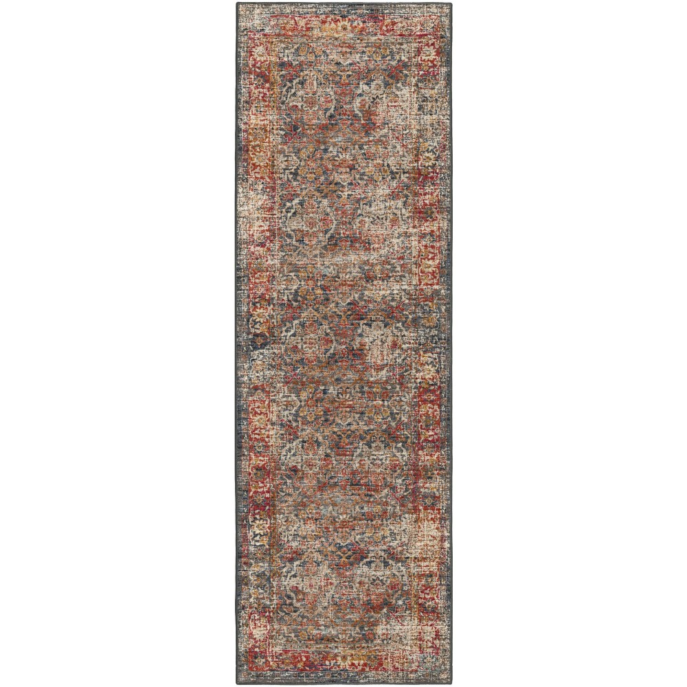 Jericho JC3 Charcoal 2'6" x 8' Runner Rug