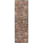 Jericho JC3 Charcoal 2'6" x 10' Runner Rug