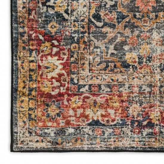 Jericho JC3 Charcoal 2'6" x 10' Runner Rug