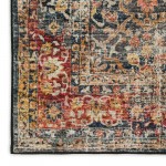 Jericho JC3 Charcoal 2'6" x 12' Runner Rug