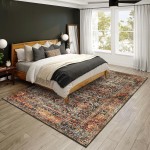 Jericho JC3 Charcoal 5' x 7'6" Rug