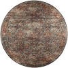 Jericho JC3 Charcoal 8' x 8' Round Rug