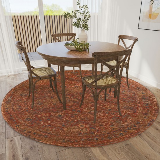 Jericho JC3 Nutmeg 10' x 10' Round Rug