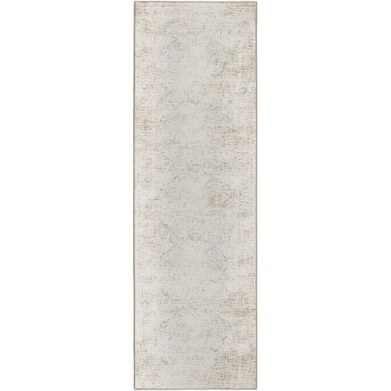 Jericho JC3 Pearl 2'6" x 10' Runner Rug