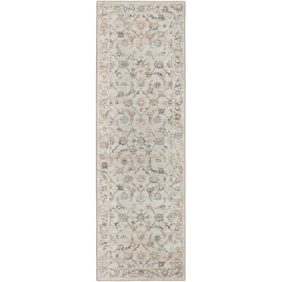 Jericho JC4 Linen 2'6" x 12' Runner Rug