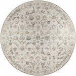 Jericho JC4 Linen 6' x 6' Round Rug