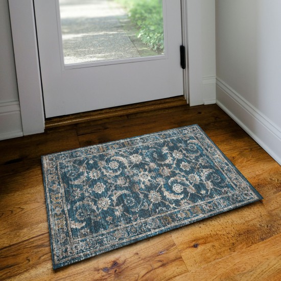 Jericho JC4 Navy 2' x 3' Rug