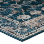 Jericho JC4 Navy 8' x 8' Round Rug