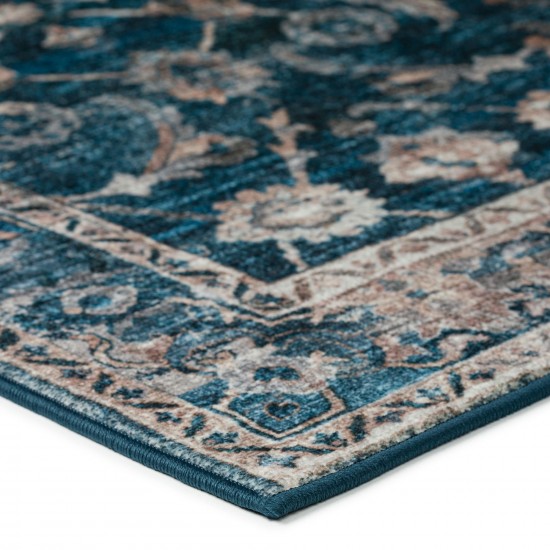 Jericho JC4 Navy 8' x 8' Round Rug