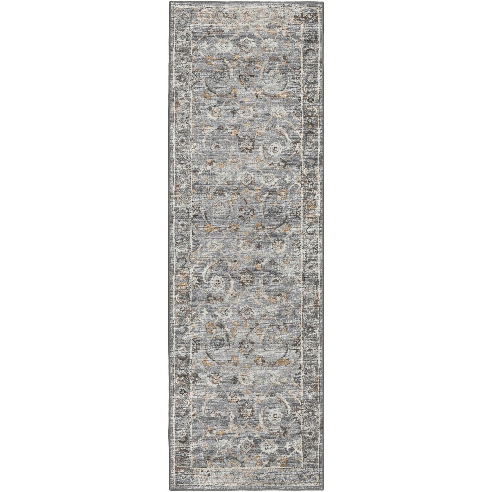 Jericho JC4 Silver 2'6" x 8' Runner Rug