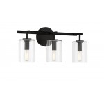 Hailie Vanity 3 Light Flat Black