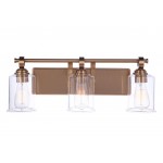 Romero Vanity 3 Light Satin Brass