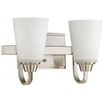 Grace 2 Light Vanity in Brushed Polished Nickel, 41902-BNK