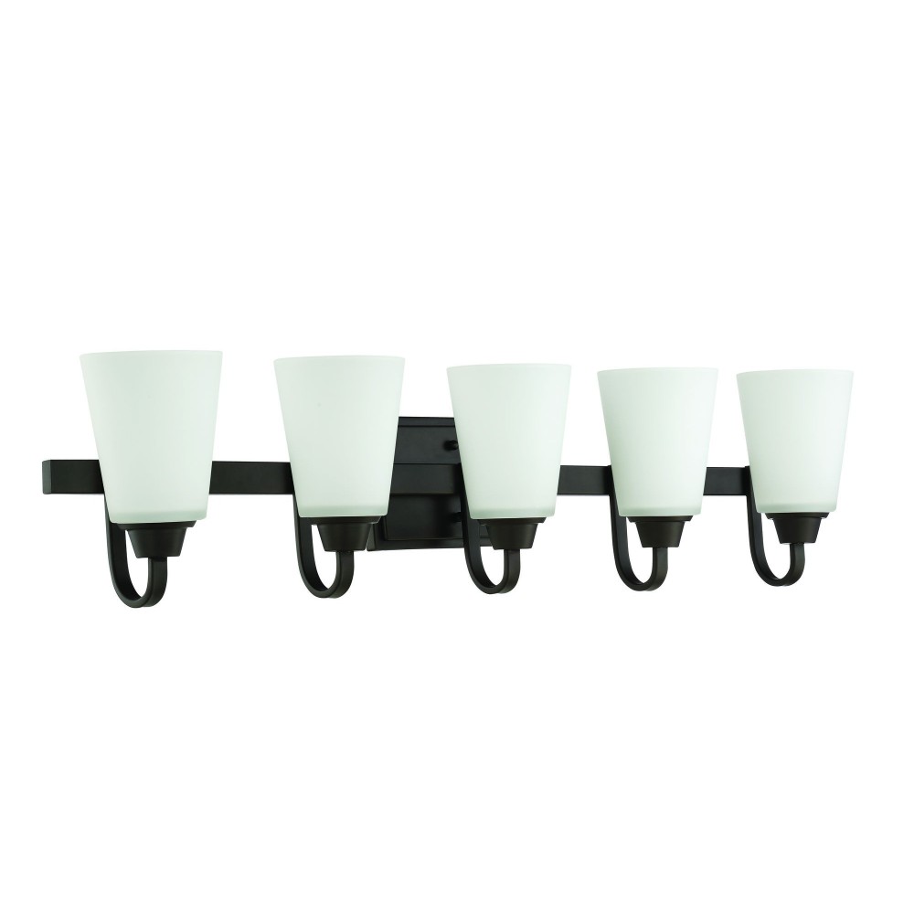 Grace 5 Light Vanity Light in Espresso, 41905-ESP