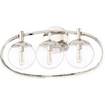 Piltz 3 Light Vanity in Polished Nickel