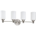 Dardyn 4 Light Vanity in Brushed Polished Nickel, 49804-BNK