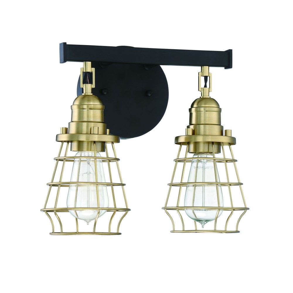 Flat Black - Satin Brass, 50602-FBSB Flat Black - Satin Brass, 50602-FBSB