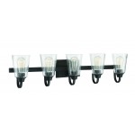 Grace 5 Light Vanity Light in Espresso, 41905-ESP-CS