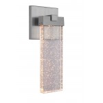 Aria Small LED Wall Mount in Satin Aluminum