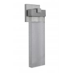 Aria Medium LED Wall Mount in Satin Aluminum