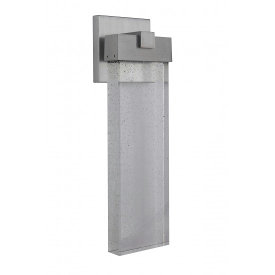 Aria Medium LED Wall Mount in Satin Aluminum