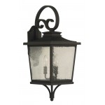 Tillman Medium 3 Light Outdoor Lantern in Dark Bronze Gilded