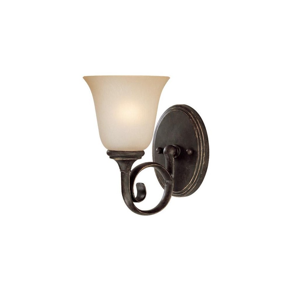 Barrett Place Wall Sconce 1 Light Metropolitan Bronze, 24201-MB