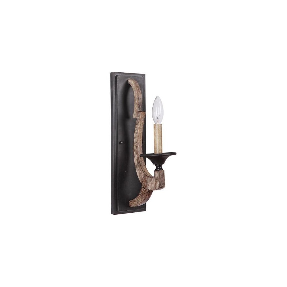 Winton Wall Sconce 1 Light Weathered Pine