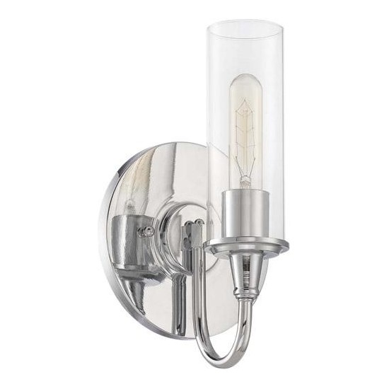 Modina Wall Sconce 1 Light Chrome