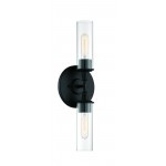 Modina 2 Light Linear Wall Sconce in Espresso