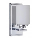 Albany Wall Sconce 1 Light Chrome