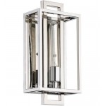 Cubic Wall Sconce 1 Light Chrome