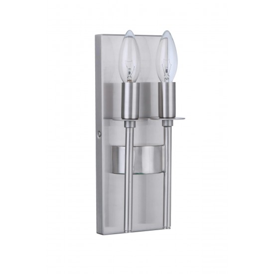 2 Light Wall Sconce, 54362-BNK