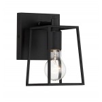 Dunn Wall Sconce 1 Light Flat Black