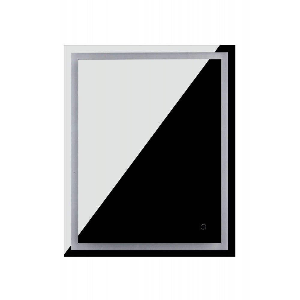 30” x 24” x 1.4” Rectangular LED Mirror with defogger and dimmer, 3000K