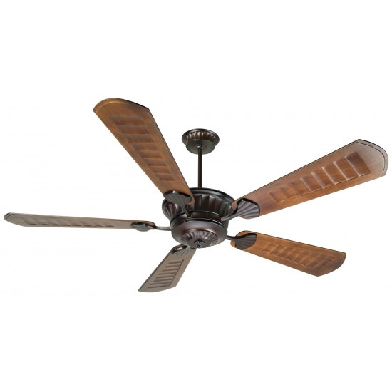 70" DC Epic In/Out Bronze Ceiling Fan w/ 5 custom blades, IDC Rem & Wall Control