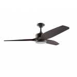 60" Mobi Ceiling Fan Oiled Bronze w/ Mahogany Blades, Remotes & LED Light