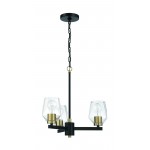 Avante Grand 3 Light Chandelier - FBSB